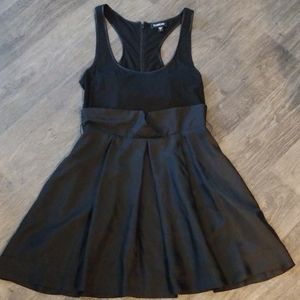Bebe black A line cut dress